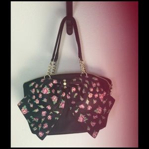 Betsey Johnson floral bow bag